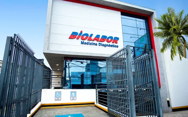 Fachada da unidade Biolabor Zona Norte — Vila Olímpia