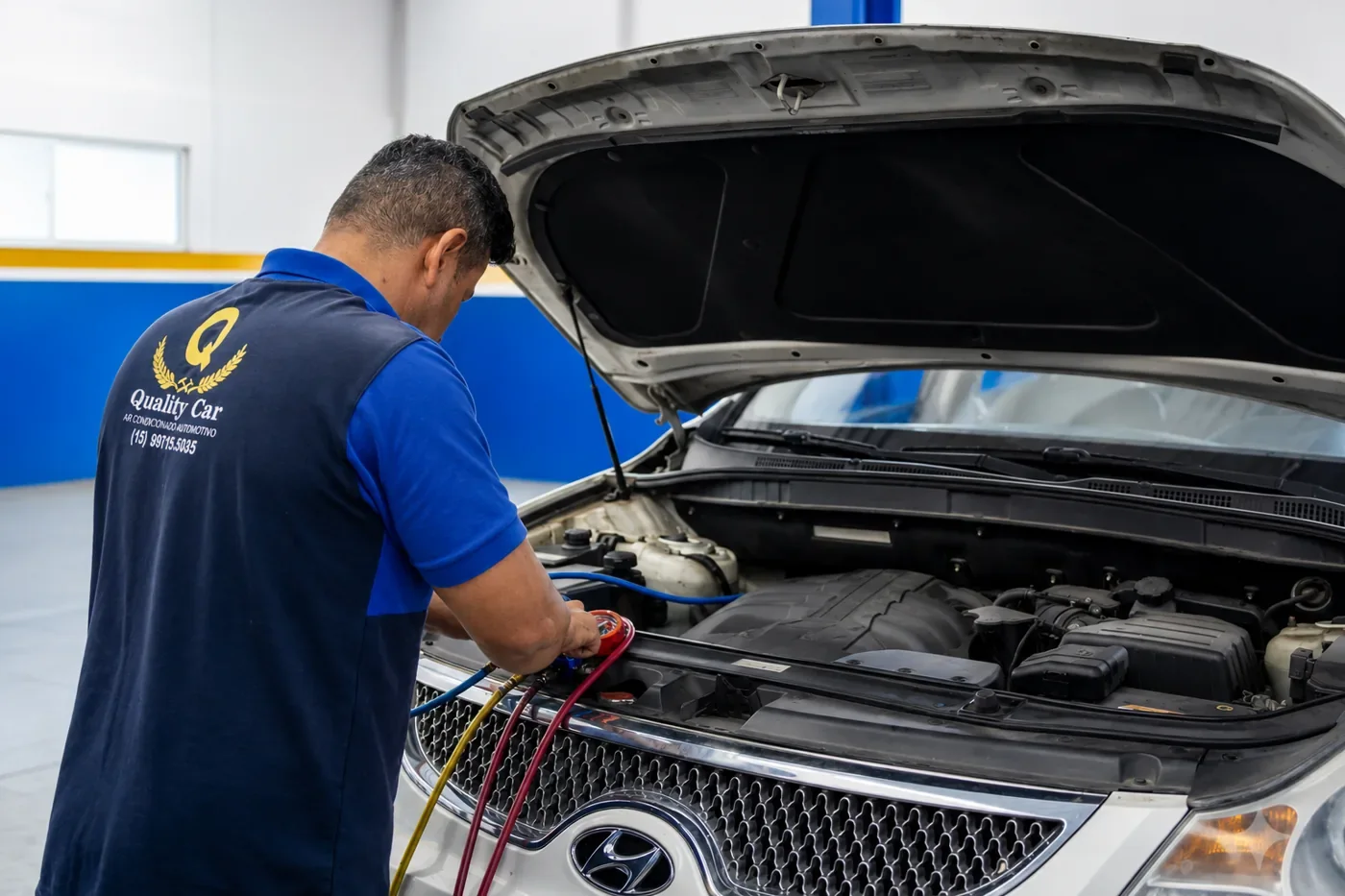 Manutenção de ar-condicionado na Quality Car