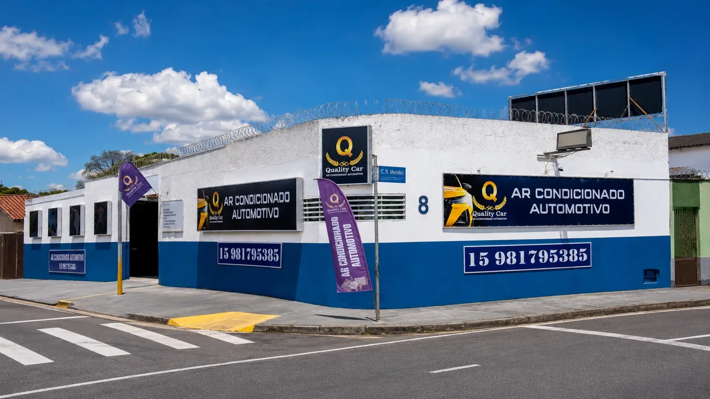 Fachada da segunda unidade da Quality Car, Além Ponte, Sorocaba