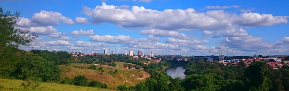 Vista da cidade de Tietê, em São Paulo.