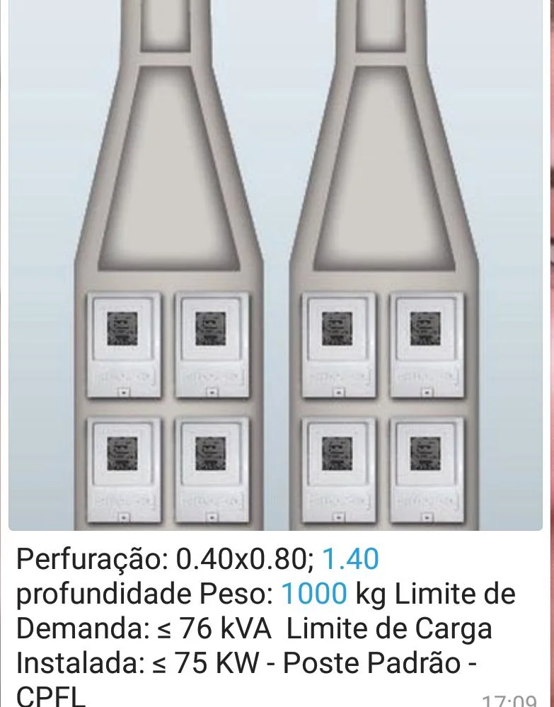 Foto de Poste Padrão Votorantim